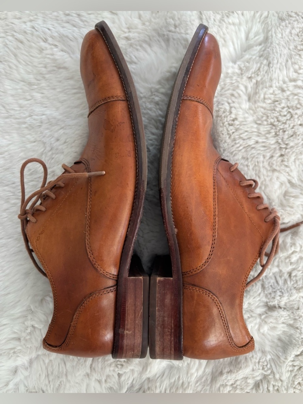 Cole Haan Men’s Williams Cap Toe Oxford Loafers Shoes in Cognac Brown Size: 9.5M - Picture 7 of 8